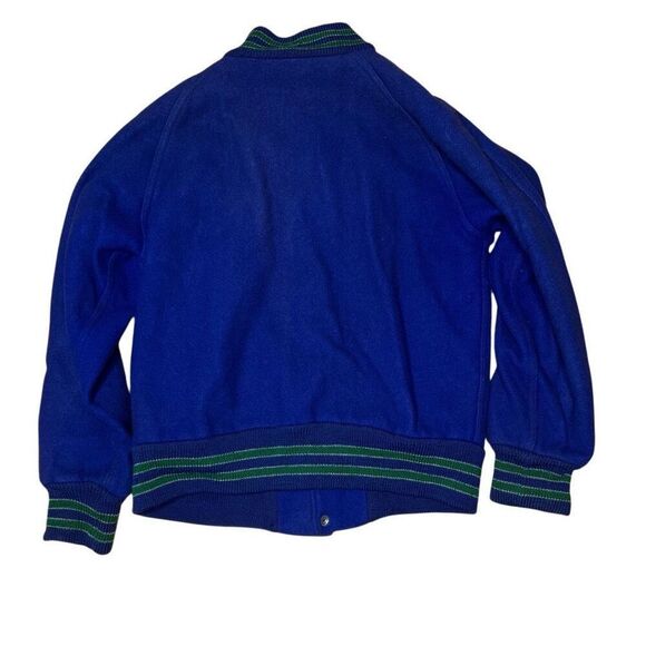 American Vintage 60s Seahawks Themed Varsity Jacket Size 42 - Picture 4 of 6